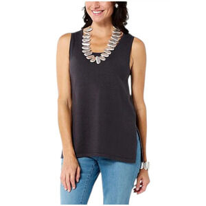 WynneLayers Women's Softknit Tank Black - Regular
